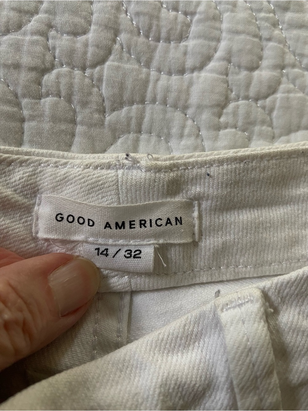 Good American White Wide-Leg Jeans Size 14/32 (fits like a size 8/10) - Picture 3 of 15